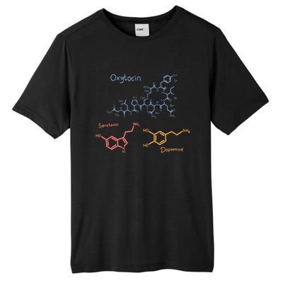 Happiness Chemicals Dopamine Oxytocin Serotonin Tall Fusion ChromaSoft Performance T-Shirt