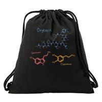 Happiness Chemicals Dopamine Oxytocin Serotonin Drawstring Bag