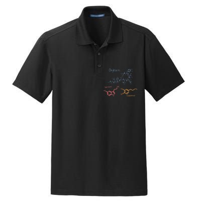 Happiness Chemicals Dopamine Oxytocin Serotonin Dry Zone Grid Polo