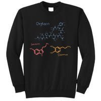 Happiness Chemicals Dopamine Oxytocin Serotonin Tall Sweatshirt