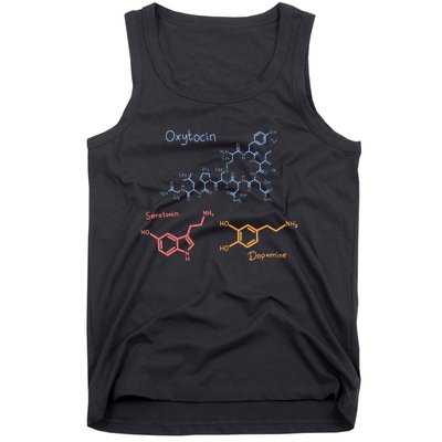 Happiness Chemicals Dopamine Oxytocin Serotonin Tank Top