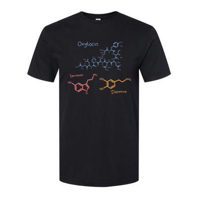 Happiness Chemicals Dopamine Oxytocin Serotonin Softstyle® CVC T-Shirt