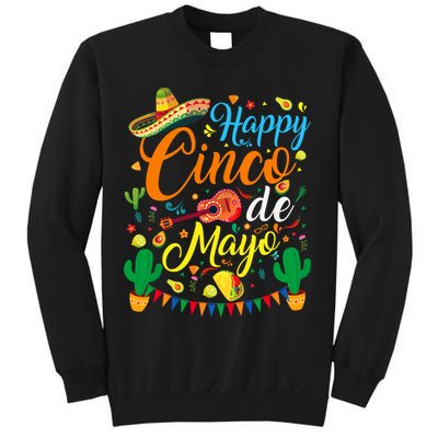 Happy Cinco De Mayo Fiesta Mexican Party 5 De Mayo  Sweatshirt