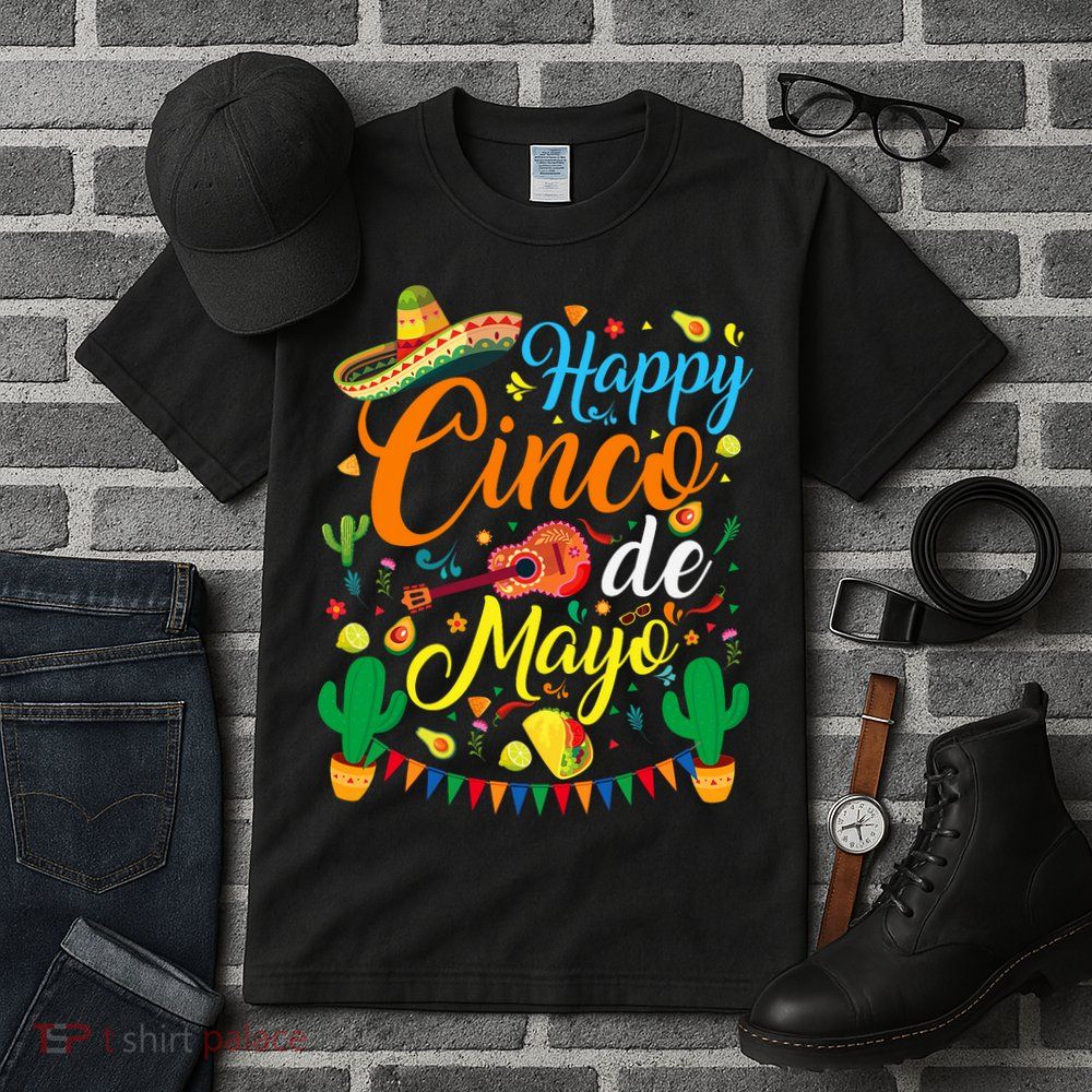 Happy Cinco De Mayo Fiesta Mexican Party 5 De Mayo  Tall T-Shirt