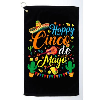 Happy Cinco De Mayo Fiesta Mexican Party 5 De Mayo  Golf Towel