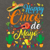 Happy Cinco De Mayo Fiesta Mexican Party 5 De Mayo  Cotton Canvas Backpack