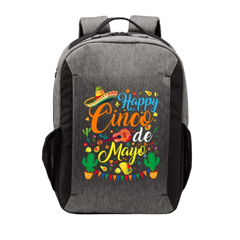 Happy Cinco De Mayo Fiesta Mexican Party 5 De Mayo  Vector Backpack