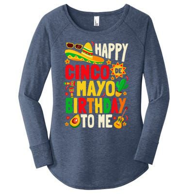 Happy Cinco De Mayo Birthday To Me Women's Perfect Tri Tunic Long Sleeve Shirt