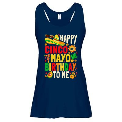 Happy Cinco De Mayo Birthday To Me Ladies Essential Flowy Tank