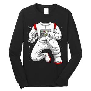 Halloween Costume DIY Lazy Astronaut Space Cadet Halloween Long Sleeve Shirt