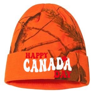 Happy Canada Day Maple Canadian Canada Pride Flag Patriotic Kati Licensed 12" Camo Beanie