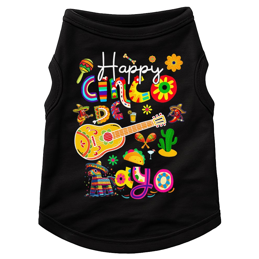 Happy Cinco De Mayo Fiesta Mexican Party 5 De Mayo Women Doggie Tank