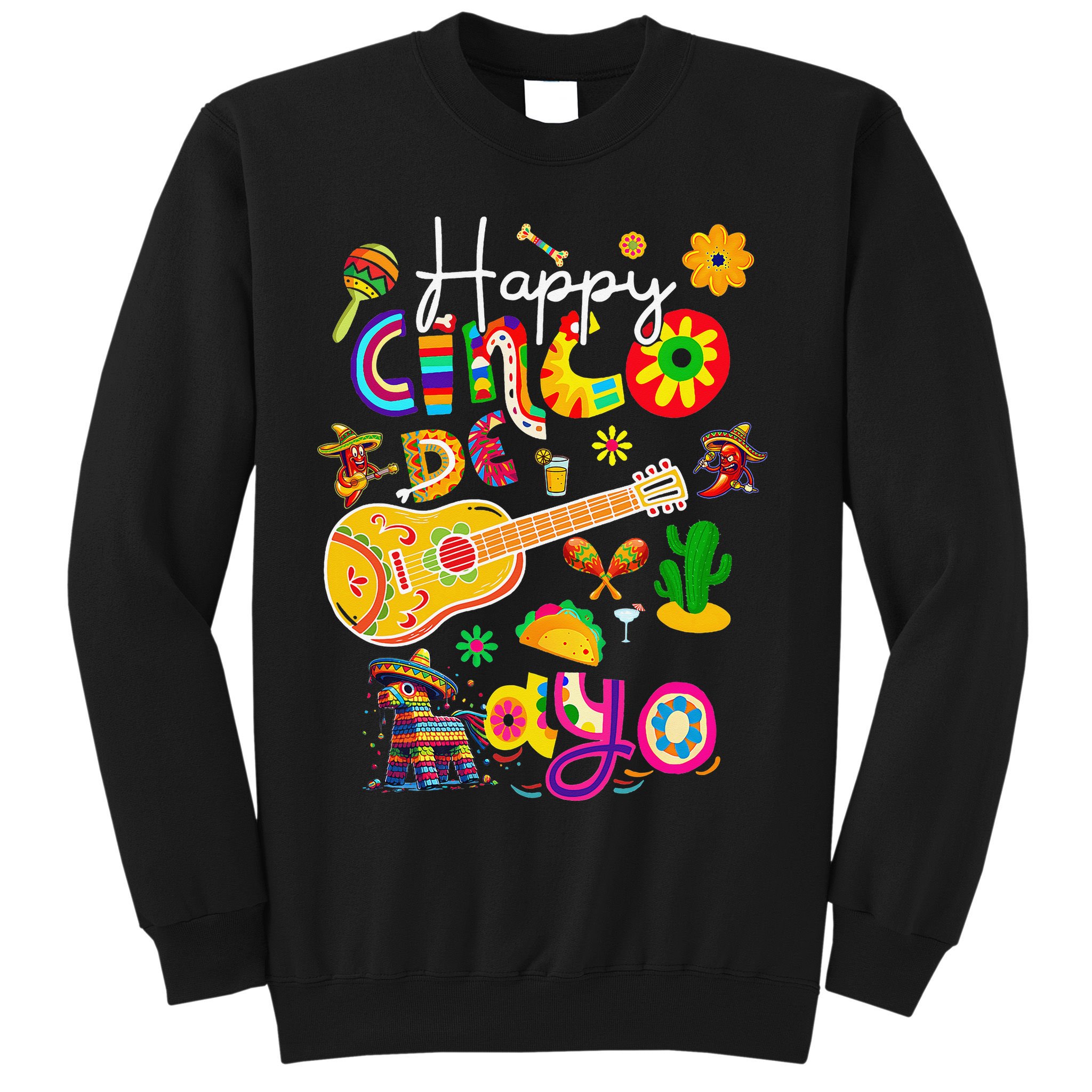 Happy Cinco De Mayo Fiesta Mexican Party 5 De Mayo Women Sweatshirt