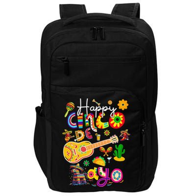 Happy Cinco De Mayo Fiesta Mexican Party 5 De Mayo Women Impact Tech Backpack