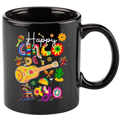 Happy Cinco De Mayo Fiesta Mexican Party 5 De Mayo Women 11oz C Handle Ceramic Mug