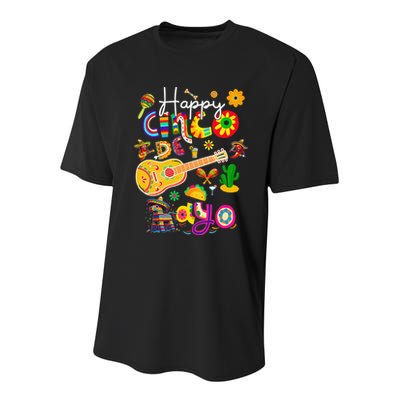 Happy Cinco De Mayo Fiesta Mexican Party 5 De Mayo Women Youth Performance Sprint T-Shirt