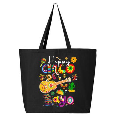 Happy Cinco De Mayo Fiesta Mexican Party 5 De Mayo Women 25L Jumbo Tote