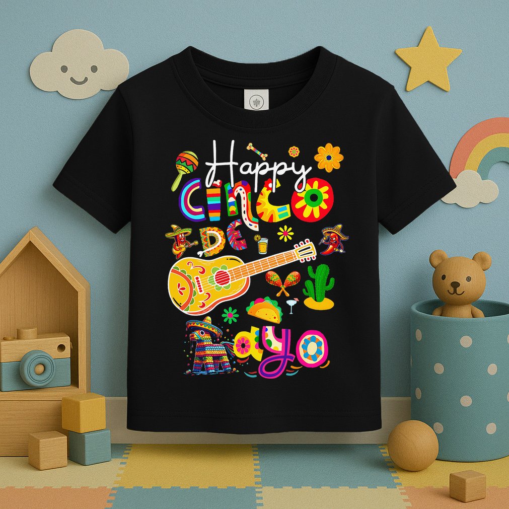 Happy Cinco De Mayo Fiesta Mexican Party 5 De Mayo Women Toddler T-Shirt