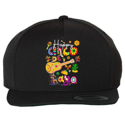 Happy Cinco De Mayo Fiesta Mexican Party 5 De Mayo Women Wool Snapback Cap