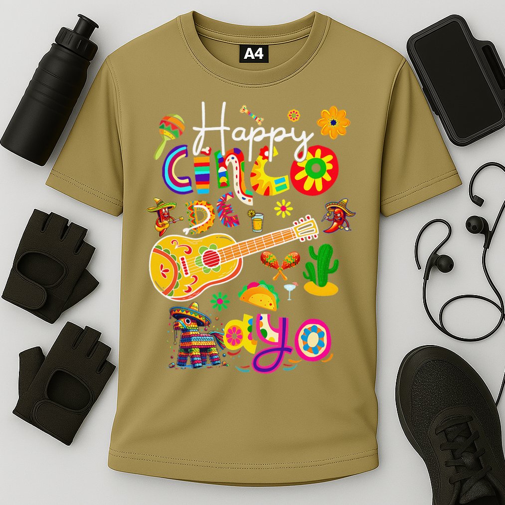 Happy Cinco De Mayo Fiesta Mexican Party 5 De Mayo Women Cooling Performance Crew T-Shirt