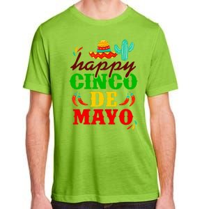 Happy Cinco De Mayo Celebration Adult ChromaSoft Performance T-Shirt