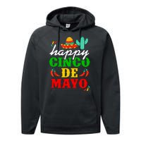 Happy Cinco De Mayo Celebration Performance Fleece Hoodie