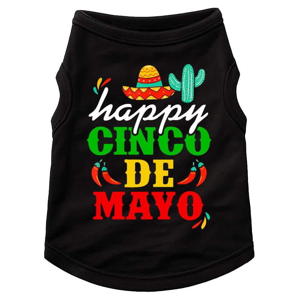 Happy Cinco De Mayo Celebration Doggie Tank
