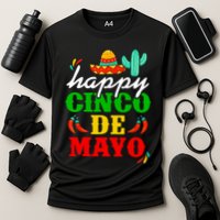 Happy Cinco De Mayo Celebration Cooling Performance Crew T-Shirt