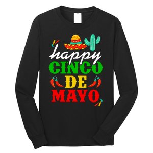 Happy Cinco De Mayo Celebration Long Sleeve Shirt