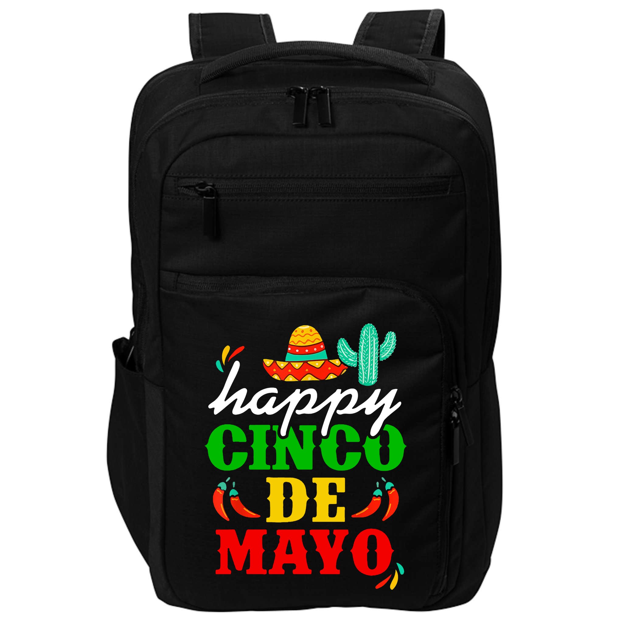 Happy Cinco De Mayo Celebration Impact Tech Backpack