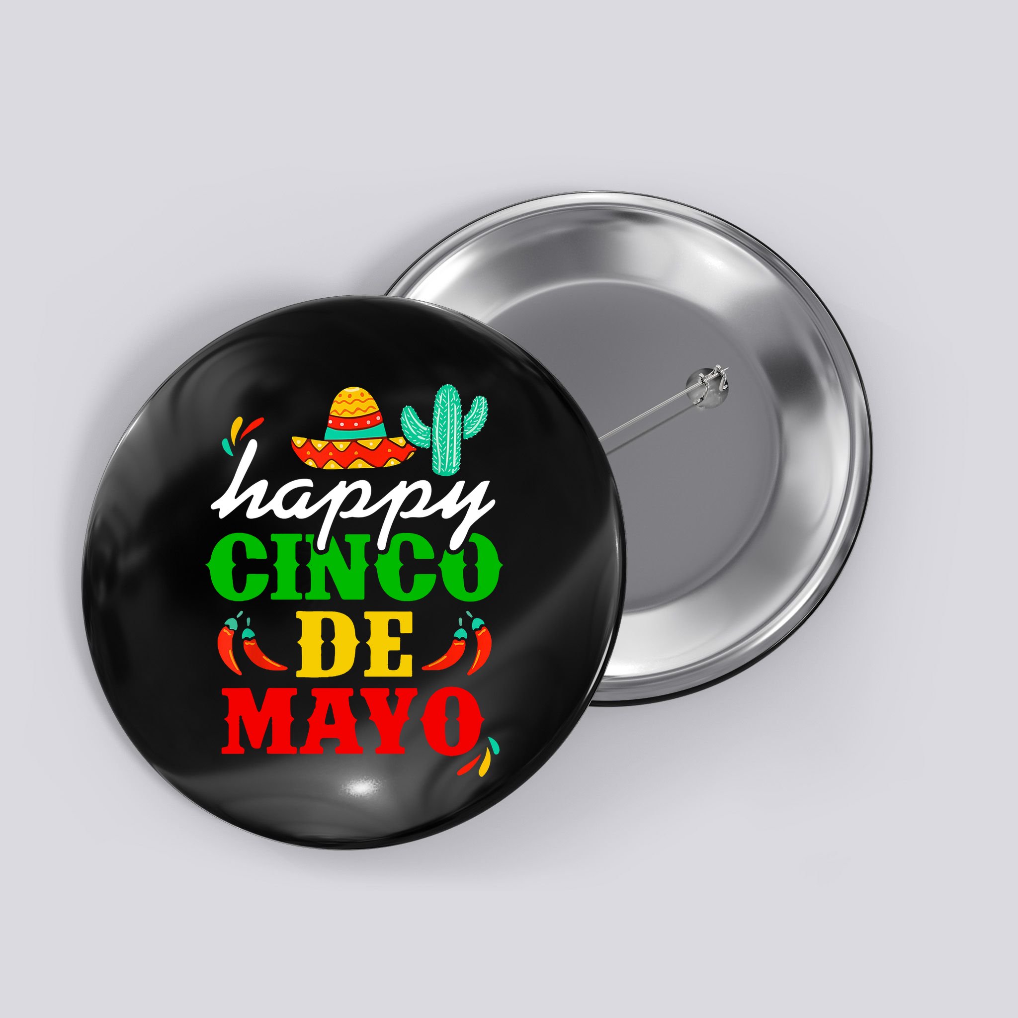 Happy Cinco De Mayo Celebration Button