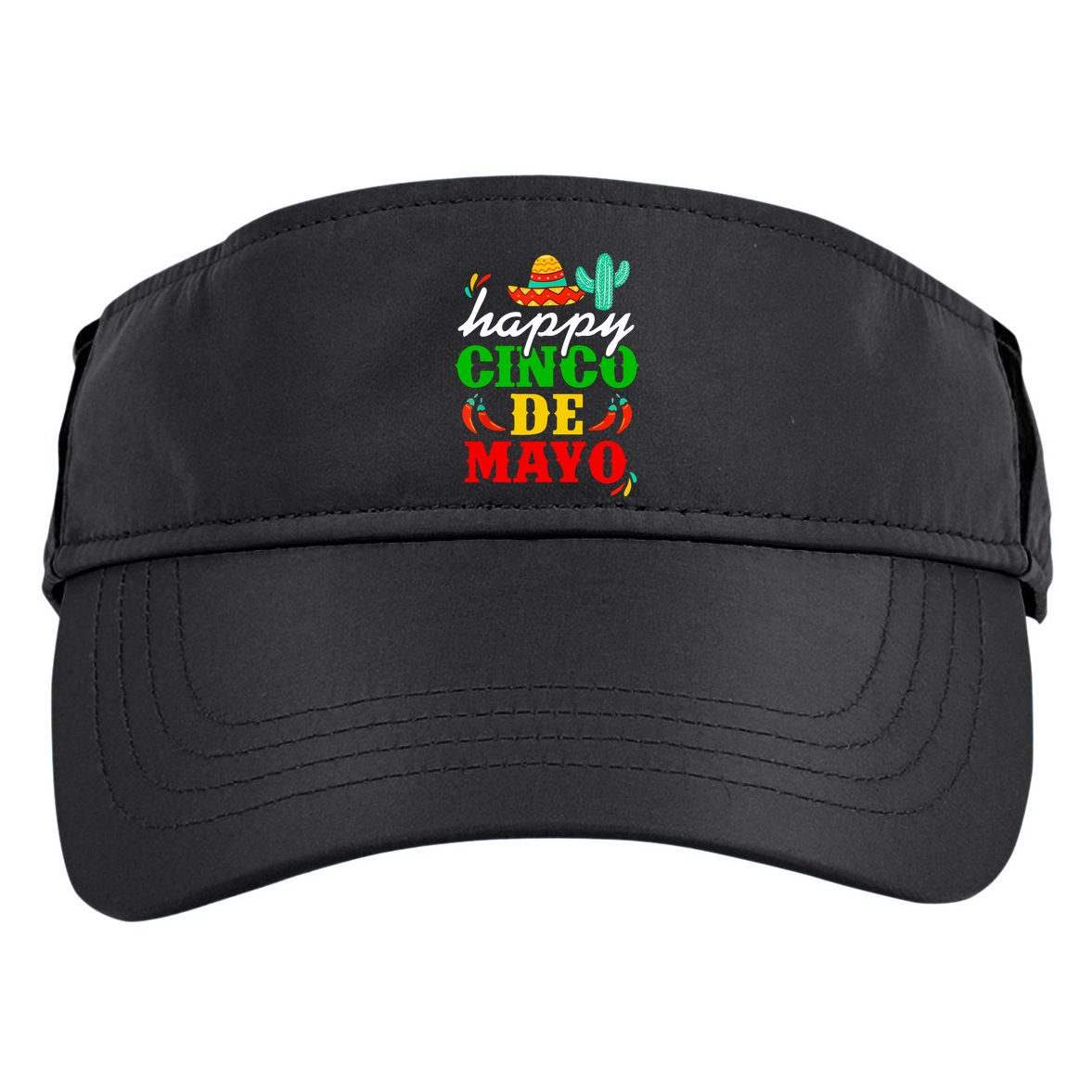 Happy Cinco De Mayo Celebration Adult Drive Performance Visor