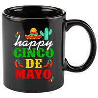 Happy Cinco De Mayo Celebration 11oz C Handle Ceramic Mug
