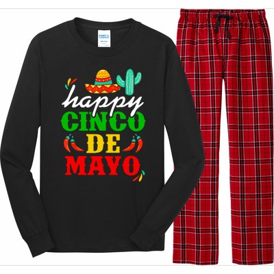 Happy Cinco De Mayo Celebration Long Sleeve Pajama Set