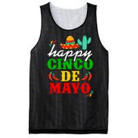 Happy Cinco De Mayo Celebration Mesh Reversible Basketball Jersey Tank