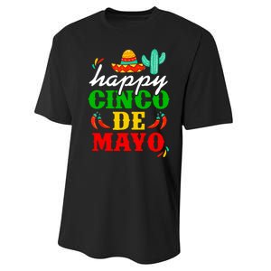 Happy Cinco De Mayo Celebration Performance Sprint T-Shirt