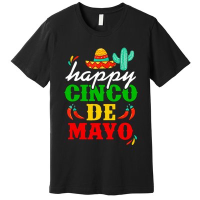 Happy Cinco De Mayo Celebration Premium T-Shirt