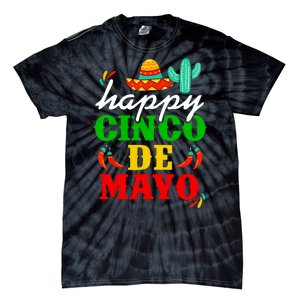 Happy Cinco De Mayo Celebration Tie-Dye T-Shirt