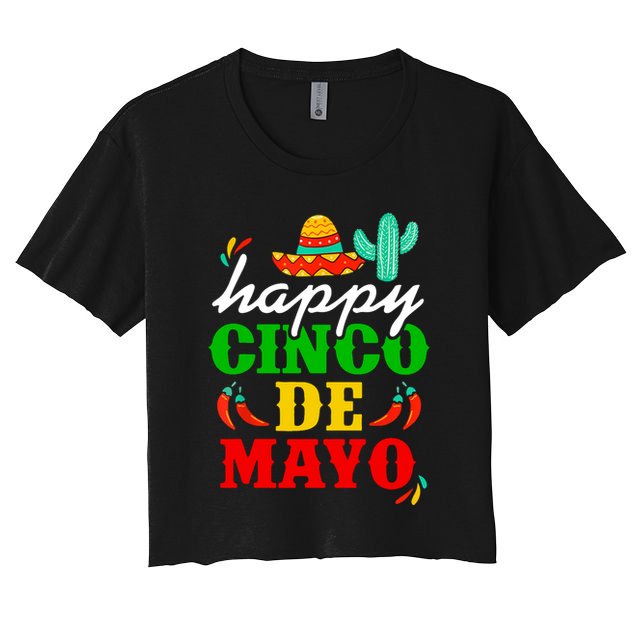 Happy Cinco De Mayo Celebration Crop Top