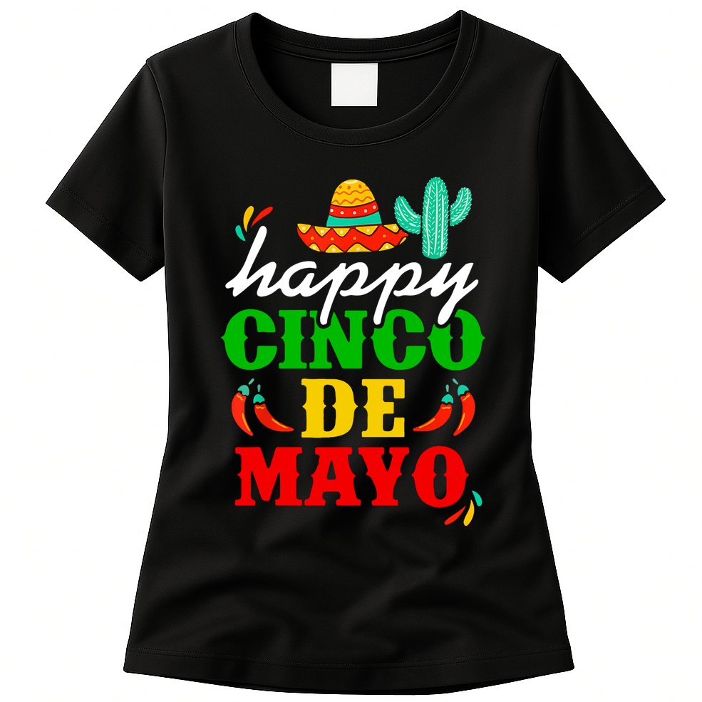 Happy Cinco De Mayo Celebration Womens T-Shirt