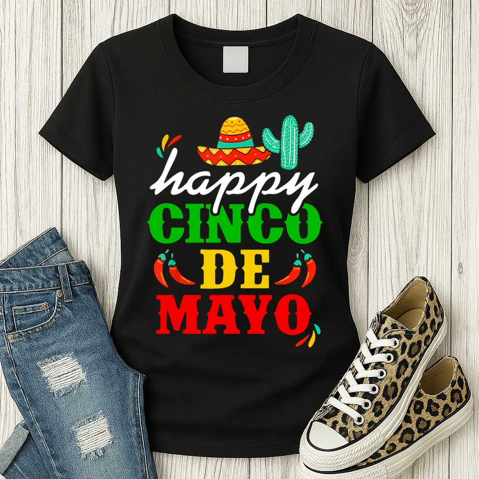 Happy Cinco De Mayo Celebration Womens T-Shirt