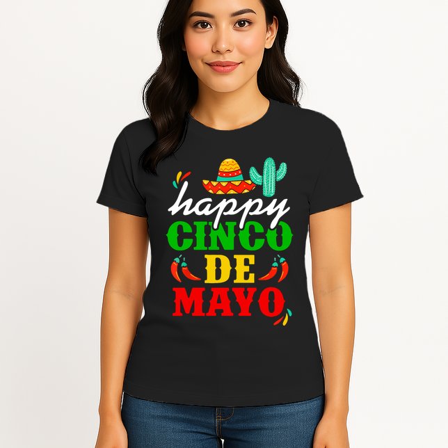 Happy Cinco De Mayo Celebration Womens T-Shirt