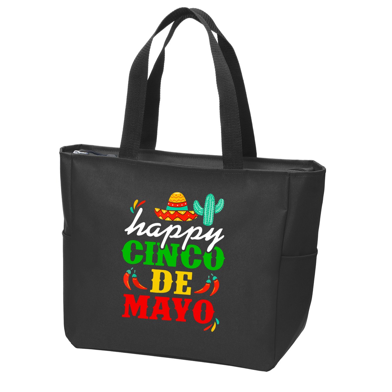 Happy Cinco De Mayo Celebration Zip Tote Bag