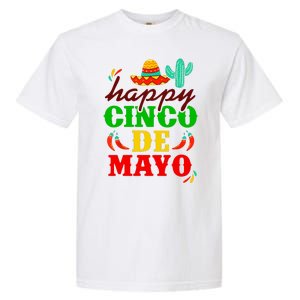 Happy Cinco De Mayo Celebration Garment-Dyed Heavyweight T-Shirt