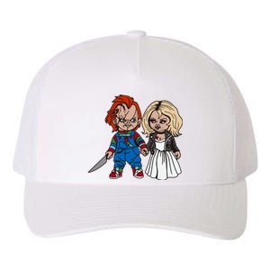 Horror Character Doll And Tiffany Halloween Matching Couple Yupoong Adult 5-Panel Trucker Hat