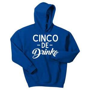 Happy Cinco De O Funny Mexican Tequila Ing De Mayo Gift Kids Hoodie