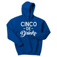 Happy Cinco De O Funny Mexican Tequila Ing De Mayo Gift Kids Hoodie