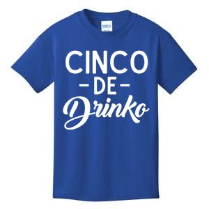 Happy Cinco De O Funny Mexican Tequila Ing De Mayo Gift Kids T-Shirt