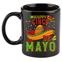 Happy Cinco De Mayo 11oz C Handle Ceramic Mug