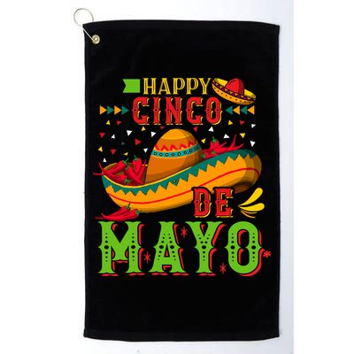 Happy Cinco De Mayo Golf Towel